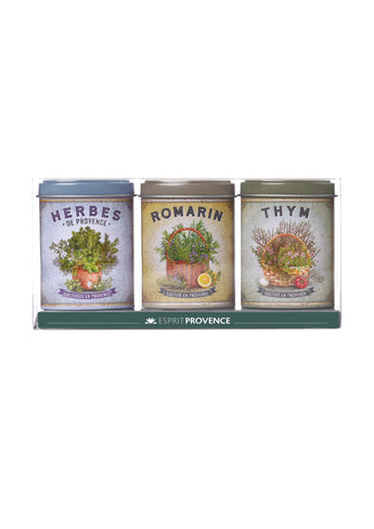 Provençal Culinary Herbs Gift Set 30g - Rosemary, Thyme and Herbs de Provence Esprit Provence
