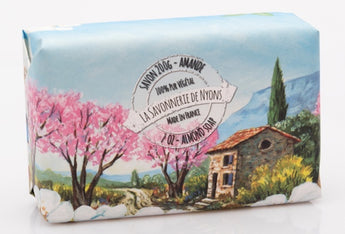 Provencal Almond Soap 200g with Decorative Paper Wrapping - Petite France Australia
