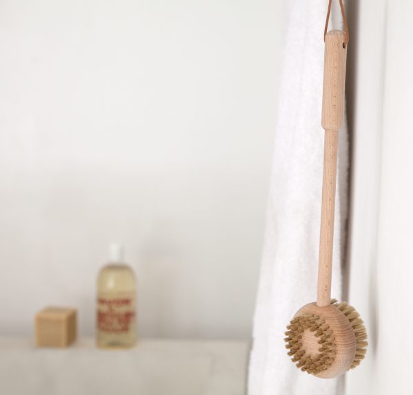 Andree Jardin Back Washing Brush Tradition Beechwood Bath Accessory
