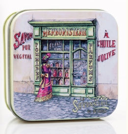 Verbena Bar Soap in Tin (Herboristerie design) - Petite France Australia