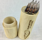 French Oyster Forks Set in Wooden Case - Fourchettes à Huitres - Petite France Australia