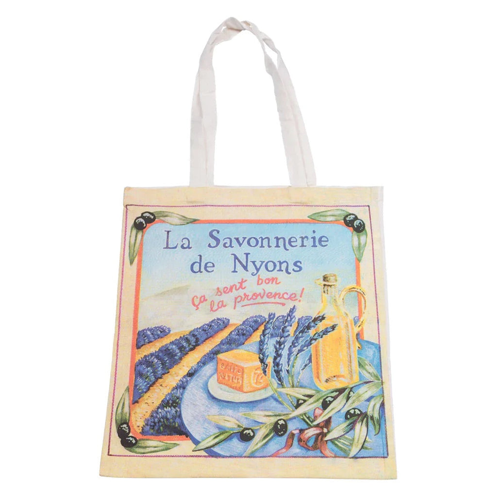 Sac Cabas Fragonard Cité De Provence - Tote Bag Bleu, Polypropylène, Fleuri