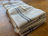 Linen Kitchen Tea Towel Country Noir by Charvet Editions - Petite France Australia