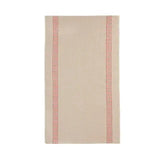 100% French Linen Kitchen Tea Towel Vichy Rouge by Charvet Editions