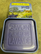 Lavender Bar Soap in Provençal Countryside Cottage Tin Petite France Australia