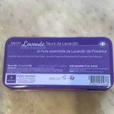 Provencal Gift Set Lavender Soap, Lavender Pouch and Lavender Essential Oil in tin