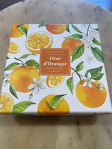 Provençal Orange Blossom Scented Soap and Ceramic Soap Dish Gift Set