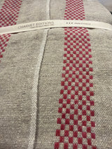 100% French Linen Kitchen Tea Towel Lustcru Lin Rouge by Charvet Editions Charvet Editions