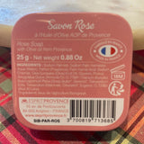 Provençal rose soap 25g