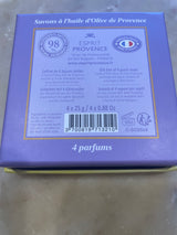 Provencal Farmhouse Soap Gift Set Olive Oil Soaps 4 x 25g