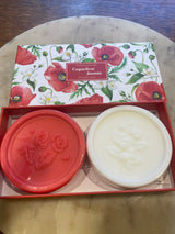 Provencal Luxury Soap Set Poppy and Jasmine