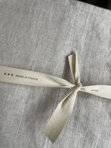Serviettes Set of Six 100% French Linen Napkins Rythmo Lin Noir by Charvet Editions Charvet Editions