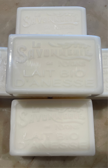 Organic Donkey Milk Bar Soap 100g Savonnerie de Nyons Savonnerie Nyons