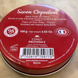 Poppy Scented Soap 100g in Tin Savon Coquelicot