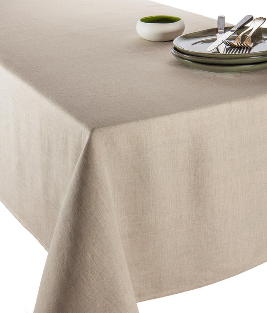 Large 100% French Linen Tablecloth Naturel