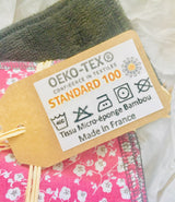 Bamboo Reusable Makeup removal Wipes - Pink - Petite France Australia