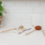 Andree Jardin Dishwashing Scrubbing Brush Tradition Beechwood Kitchen Accessory - Petite France Australia