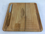 French Beech Cheese Board and Olive Tree Cheese Knife - Petite France Australia