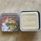 Almond Bar Soap in Tin (Eiffel Tower Paris)