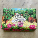 Provencal Rose Garden Soap 200g with Decorative Paper Wrapping