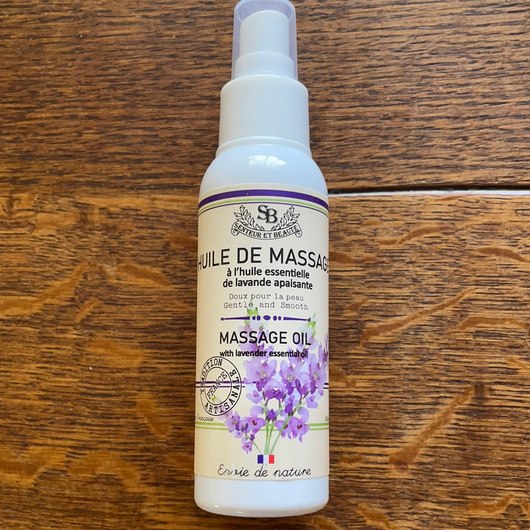 French Massage Oil with Lavender Essential Oil 100 ml - Petite France Australia