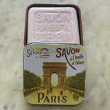 Rose Bar Soap in Tin (Arc de Triomphe design) - Petite France Australia