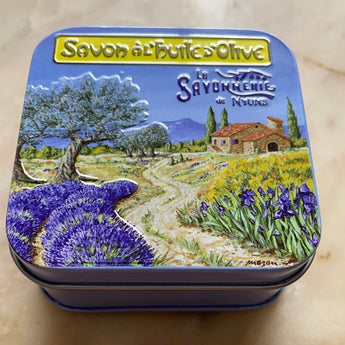 Lavender Bar Soap in Provençal Tin