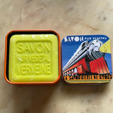 Provancal Verbena Soap in Deco Train Tin