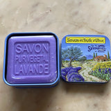 Lavender Bar Soap in Provençal Tin