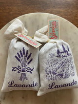Provençal French Lavender in Linen Bag Pouch 50g