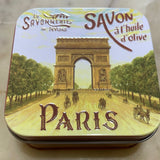 Rose Bar Soap in Tin (Arc de Triomphe design) - Petite France Australia