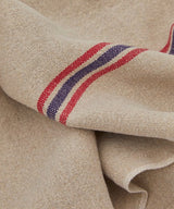 French Linen Kitchen Tea Towel Drapeau Naturel by Charvet Editions