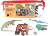 Handcut Wooden 24 piece Kids Puzzles - Crazy Dinosaurs - Petite France Australia